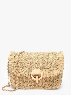 Sac bandoulière Moon raphia raphia VANESSA BRUNO