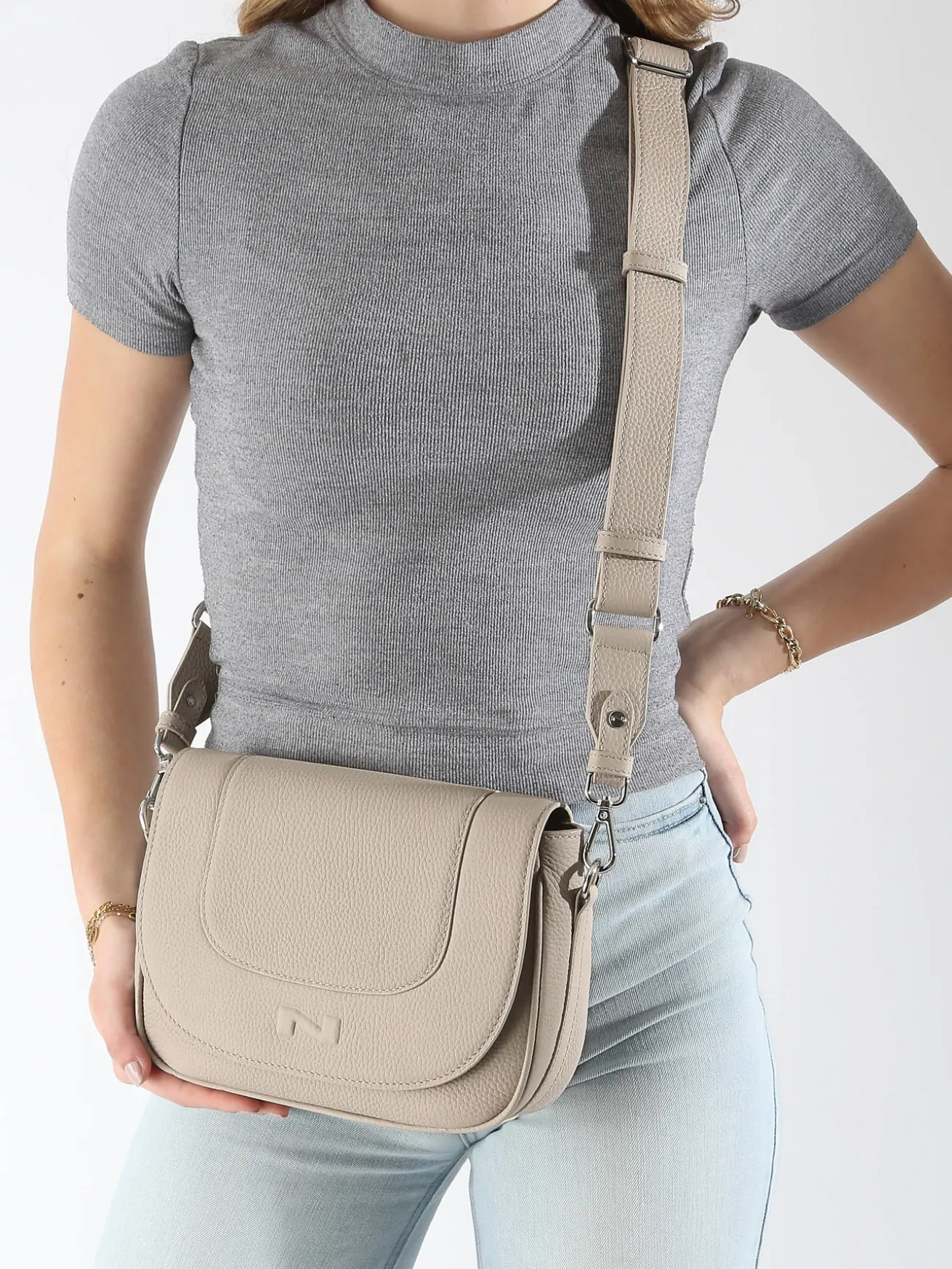 Sac bandoulière Ponant cuir NATHAN BAUME