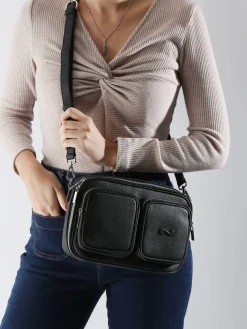 Sac bandoulière Racing cuir NATHAN BAUME