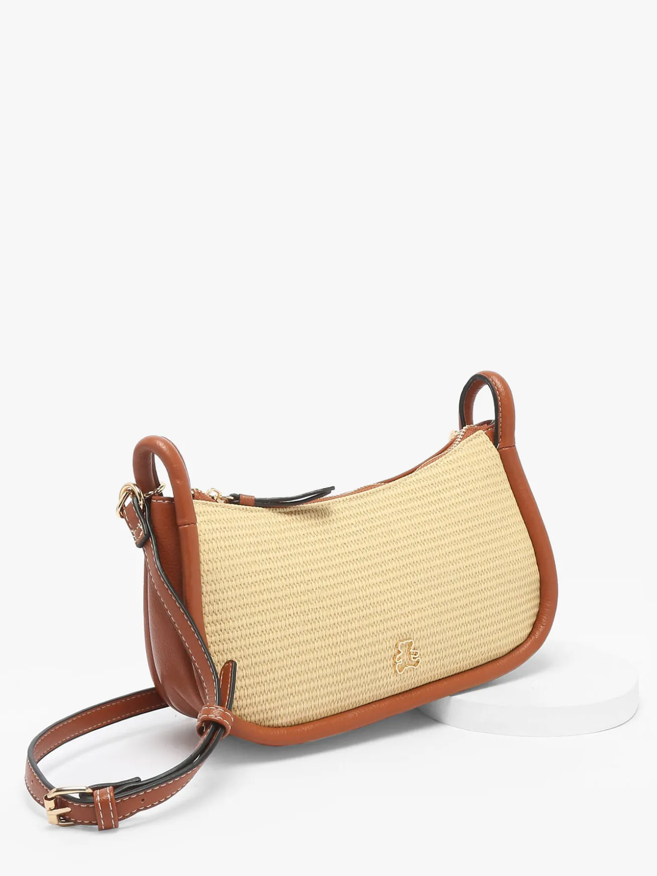 Sac bandoulière Raphia raphia LULU CASTAGNETTE
