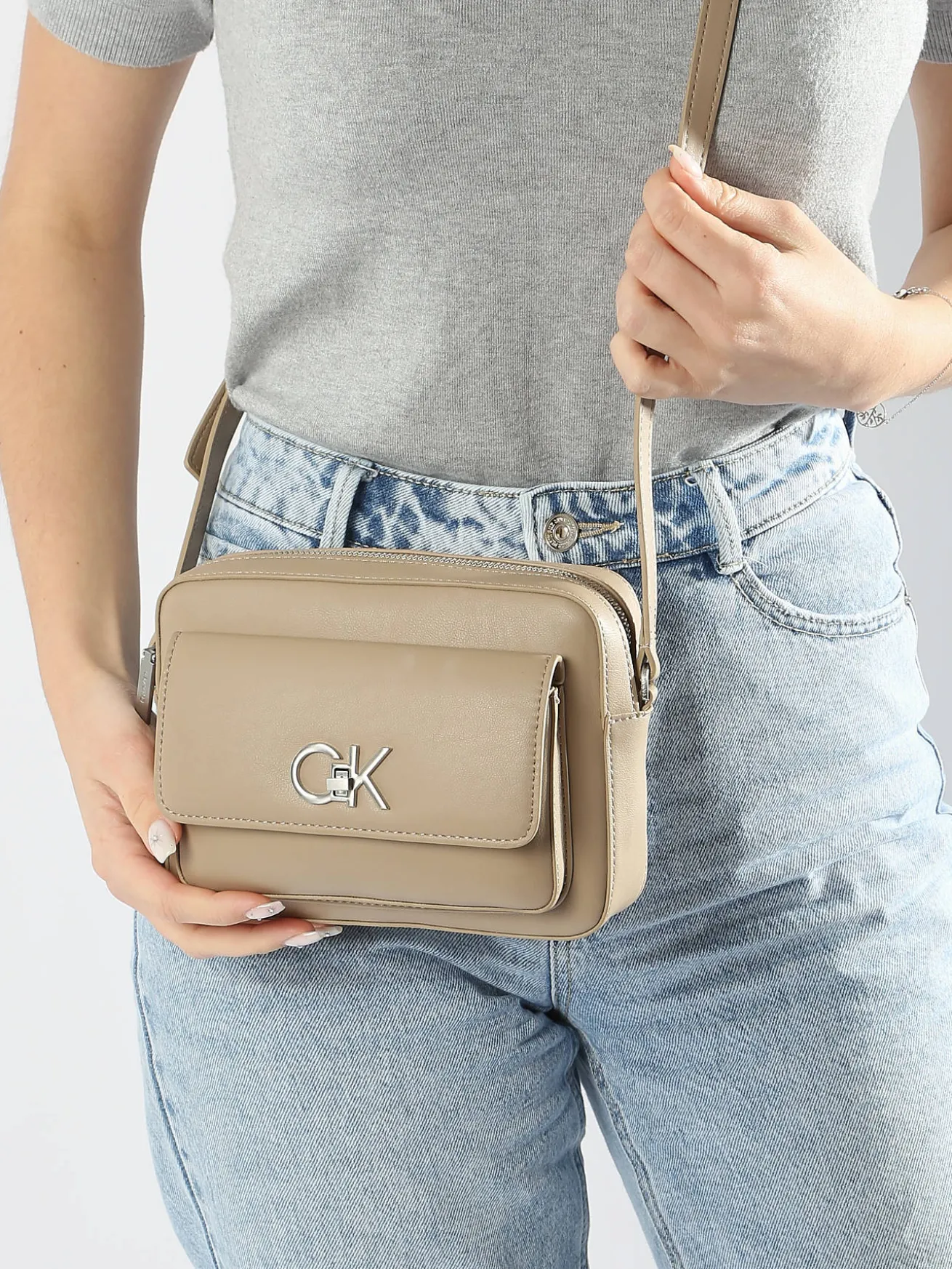 Sac bandoulière Re-lock polyester recyclé CALVIN KLEIN JEANS
