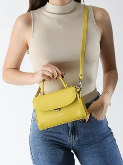 Sac bandoulière S Suave cuir LANCASTER