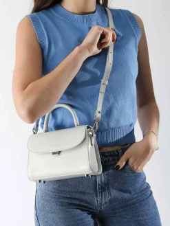 Sac bandoulière S Suave cuir LANCASTER