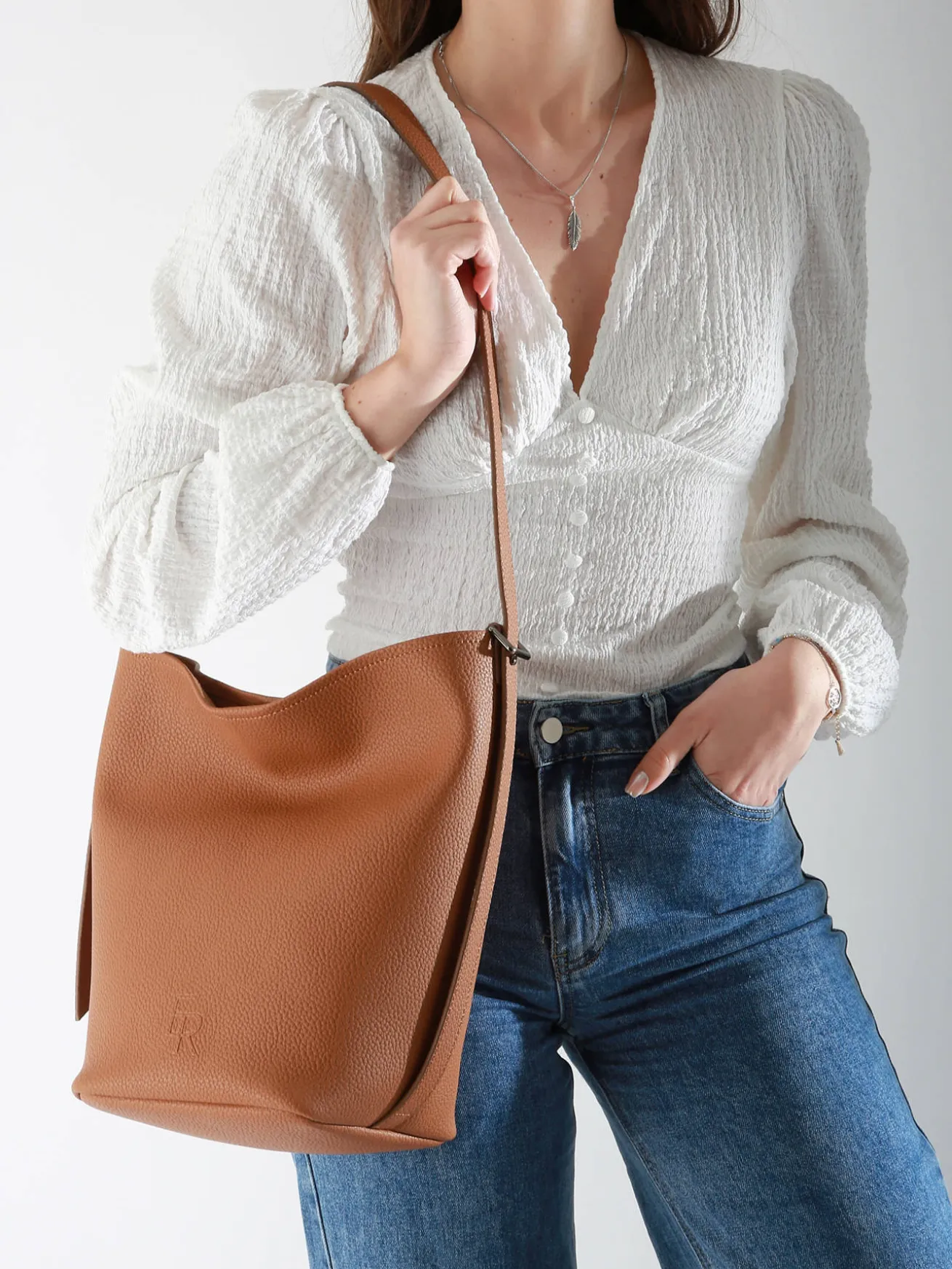 Sac bandoulière sac à dos M Cavalier cuir ETRIER