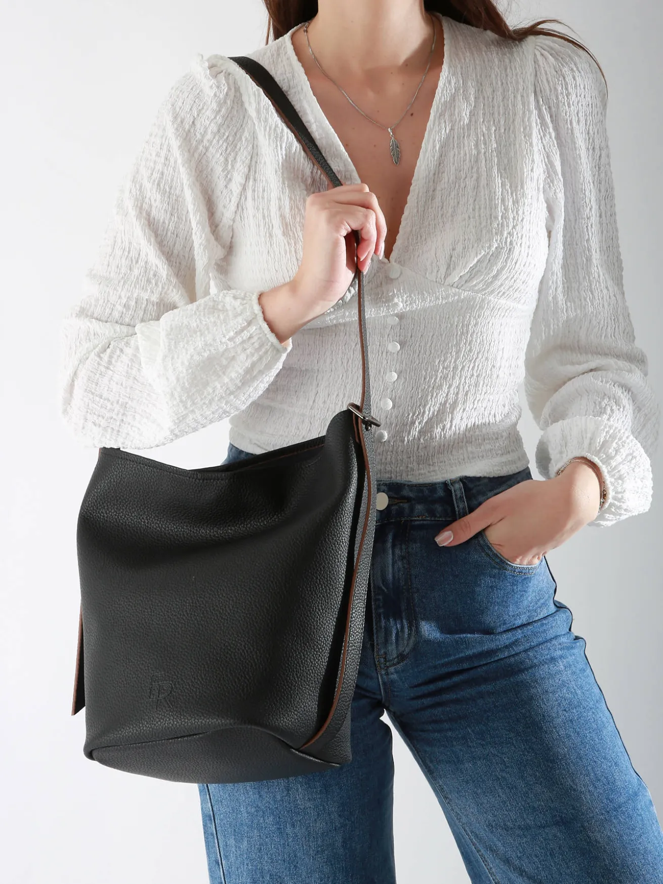 Sac bandoulière sac à dos M Cavalier cuir ETRIER