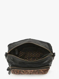 Sac bandoulière Sandi cuir PIECES
