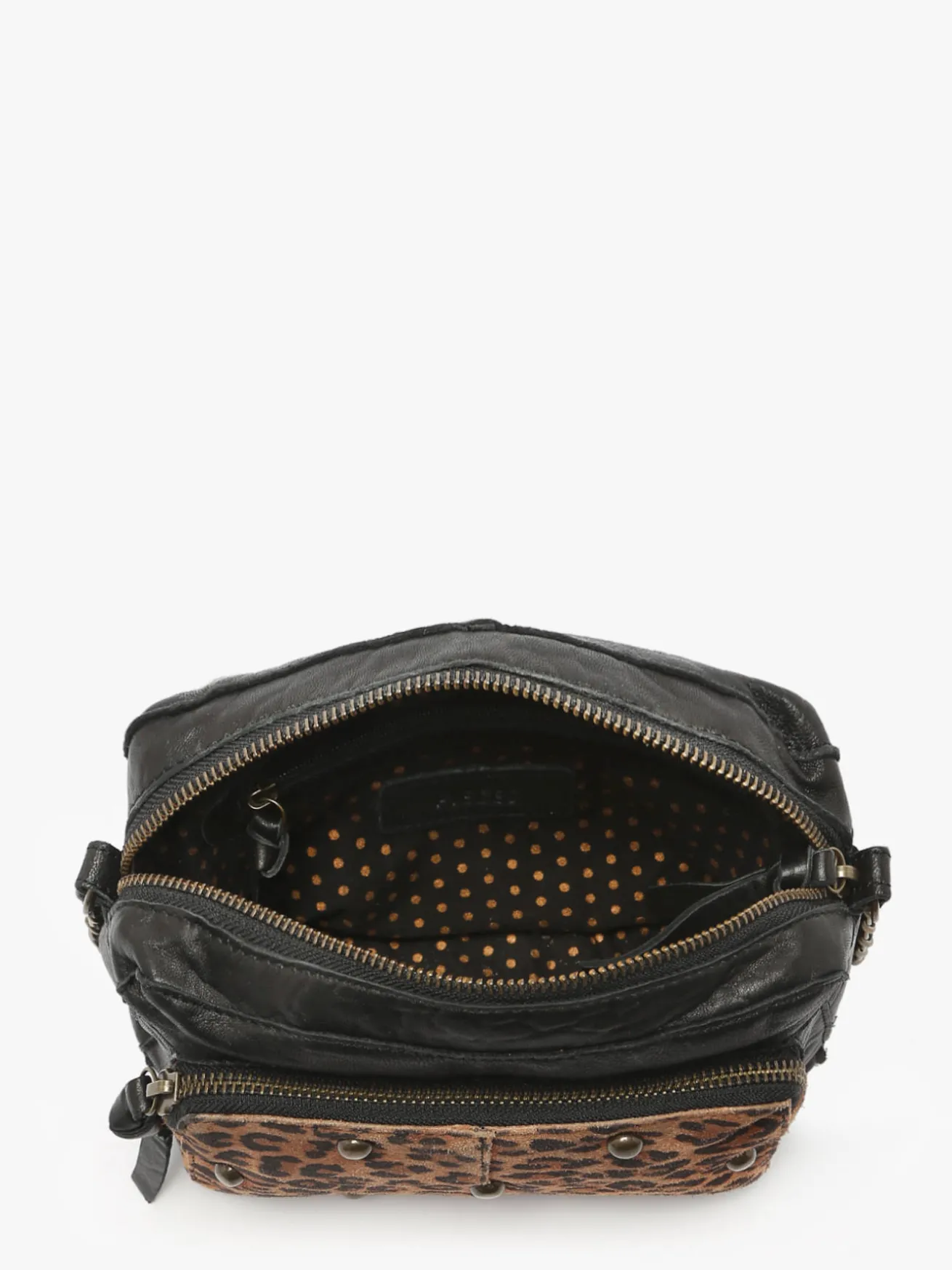 Sac bandoulière Sandi cuir PIECES