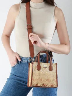 Sac bandoulière Silvana raphia GUESS
