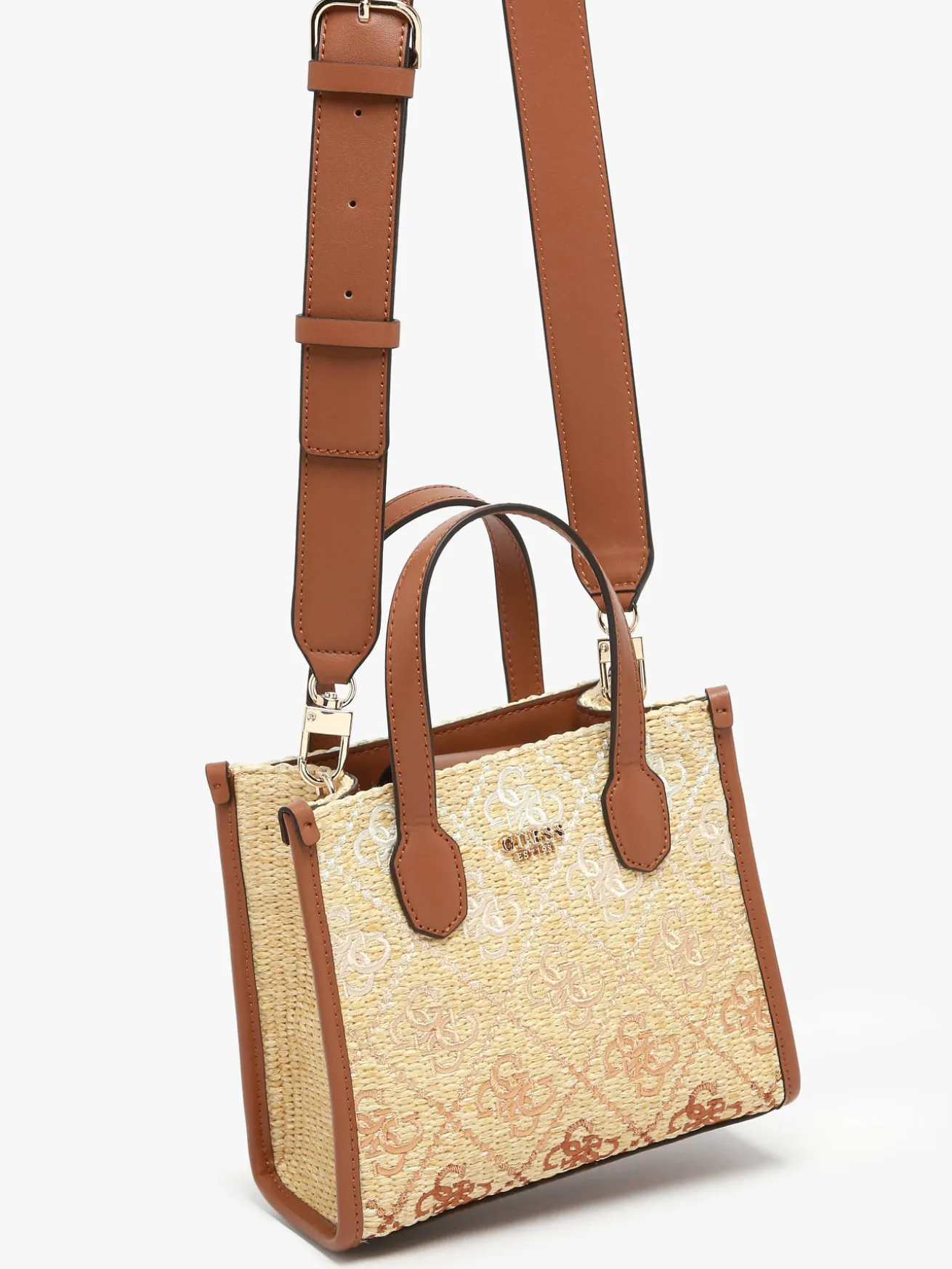 Sac bandoulière Silvana raphia GUESS