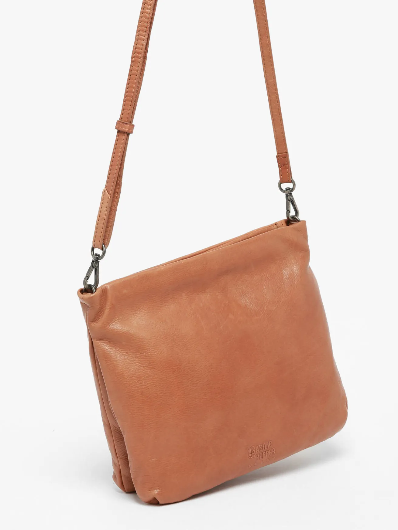 Sac bandoulière Smart cuir BASILIC PEPPER