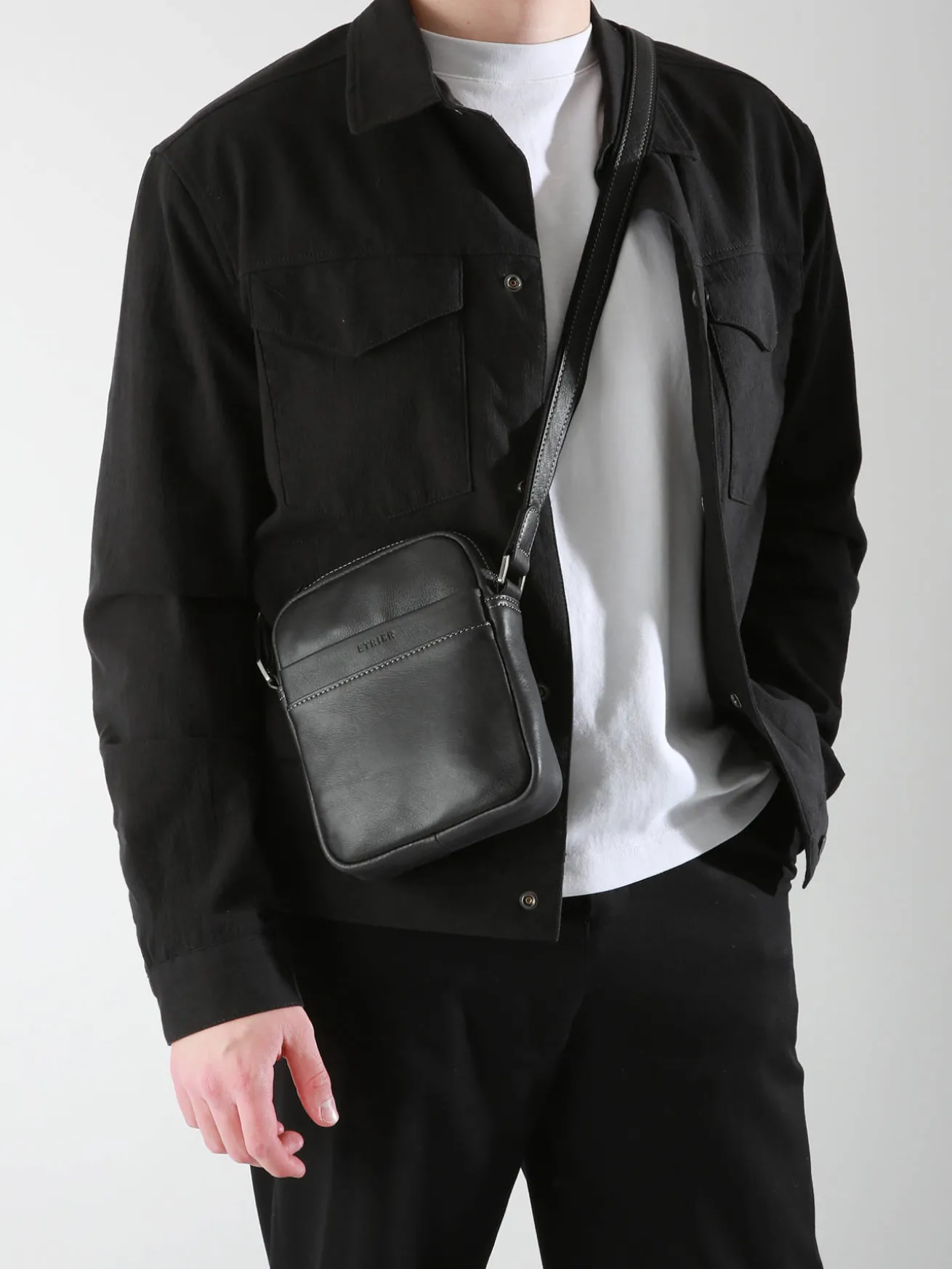 Sac bandoulière Spider cuir ETRIER