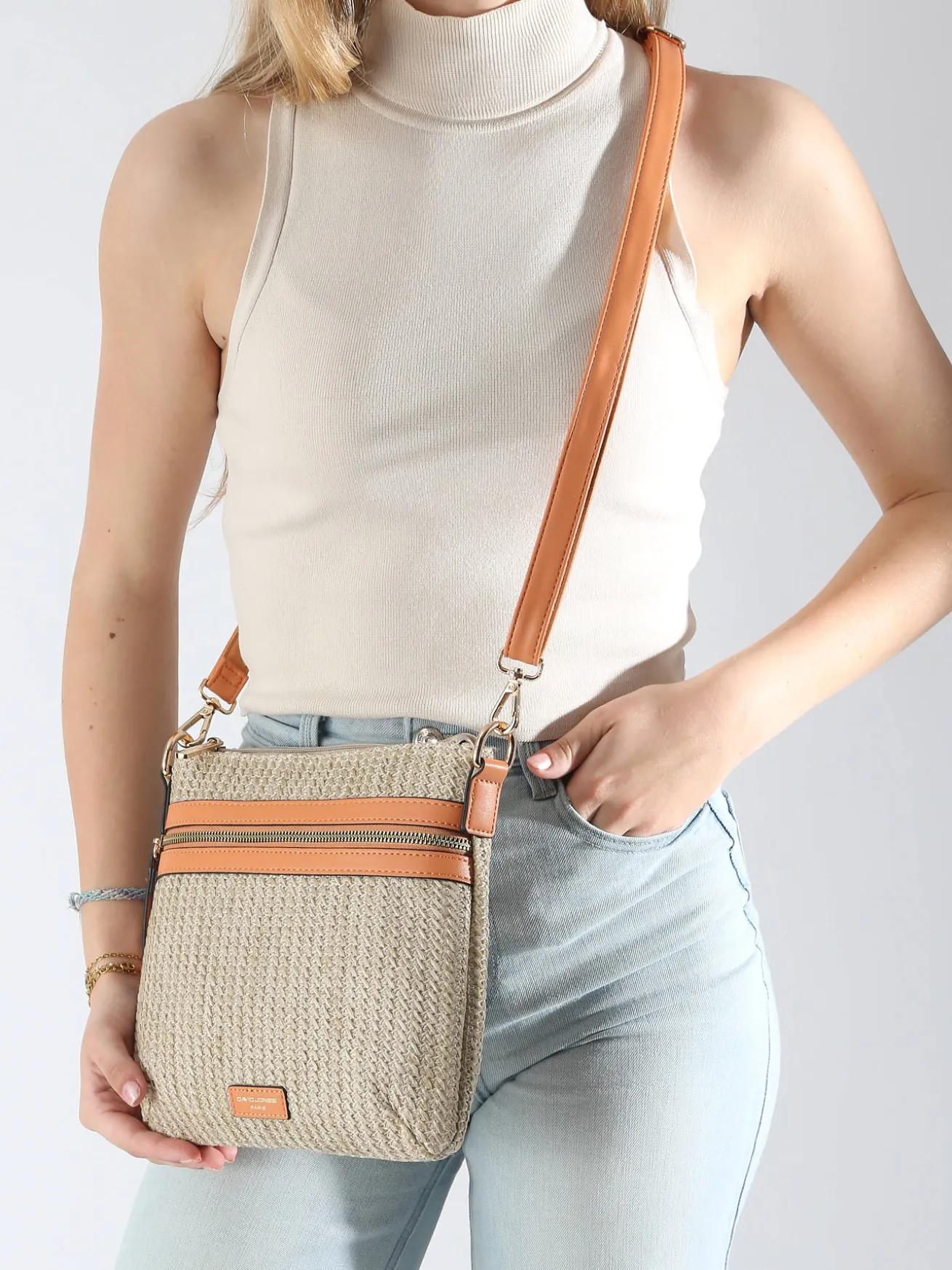 Sac bandoulière St tropez DAVID JONES