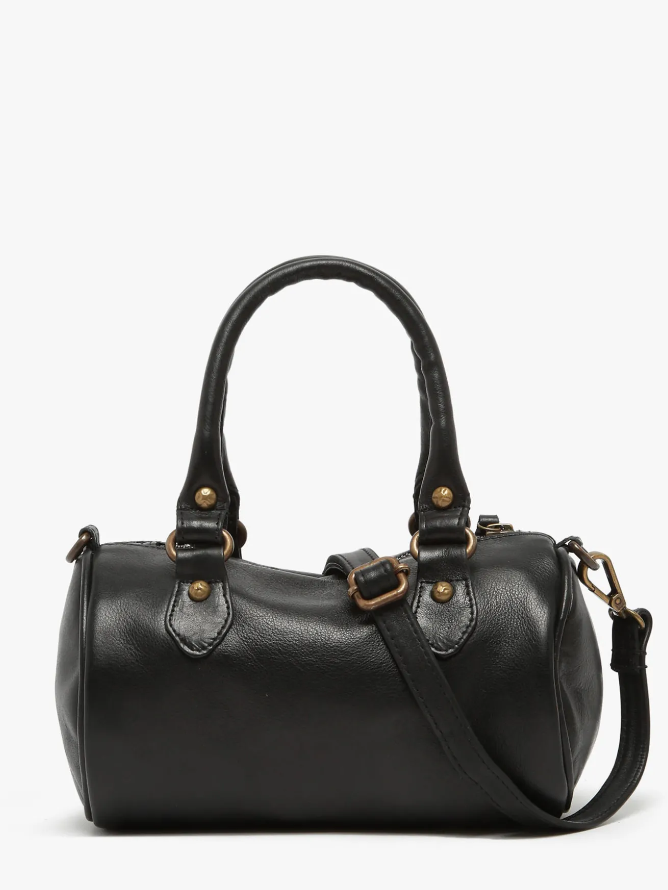 Sac bandoulière Strappy cuir BASILIC PEPPER