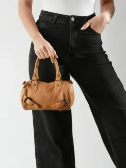 Sac bandoulière Strappy cuir BASILIC PEPPER
