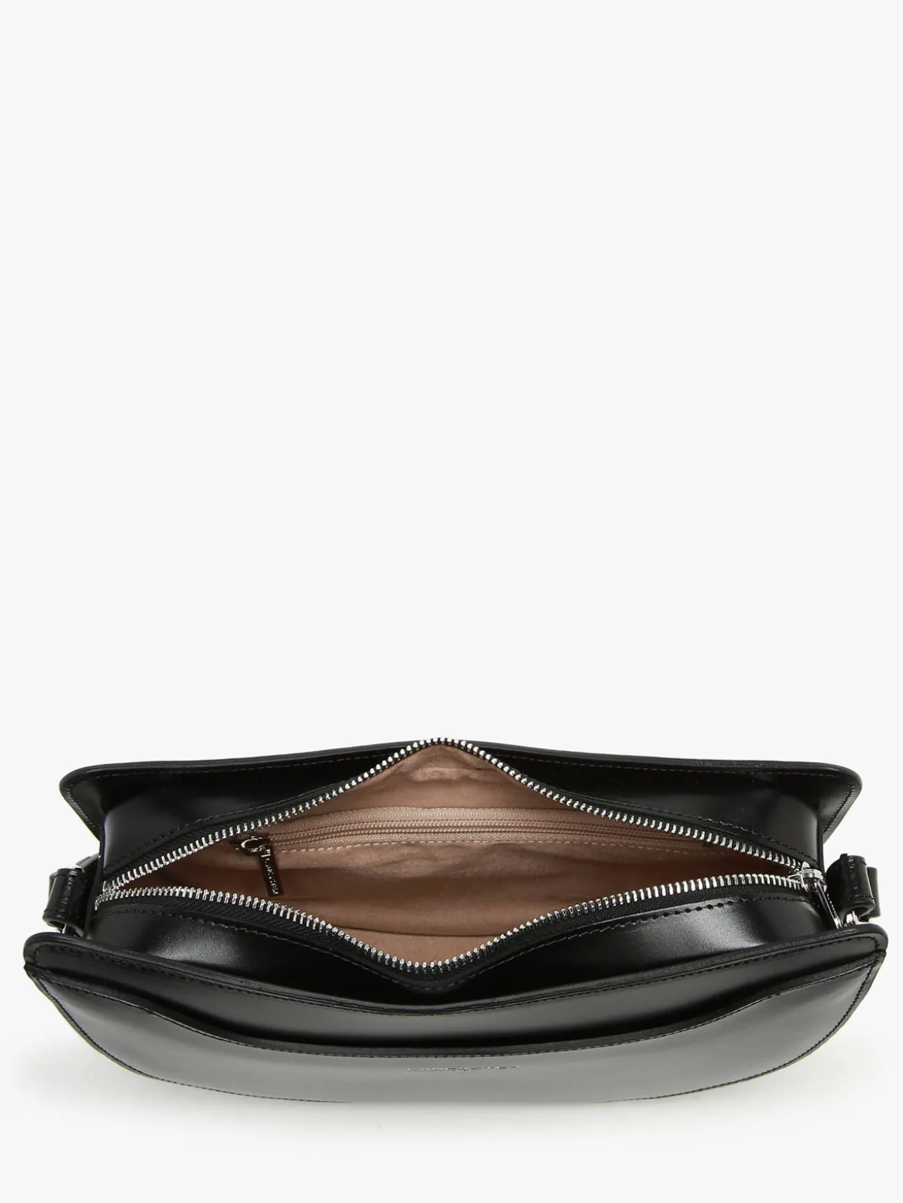 Sac bandoulière Suave lune cuir LANCASTER