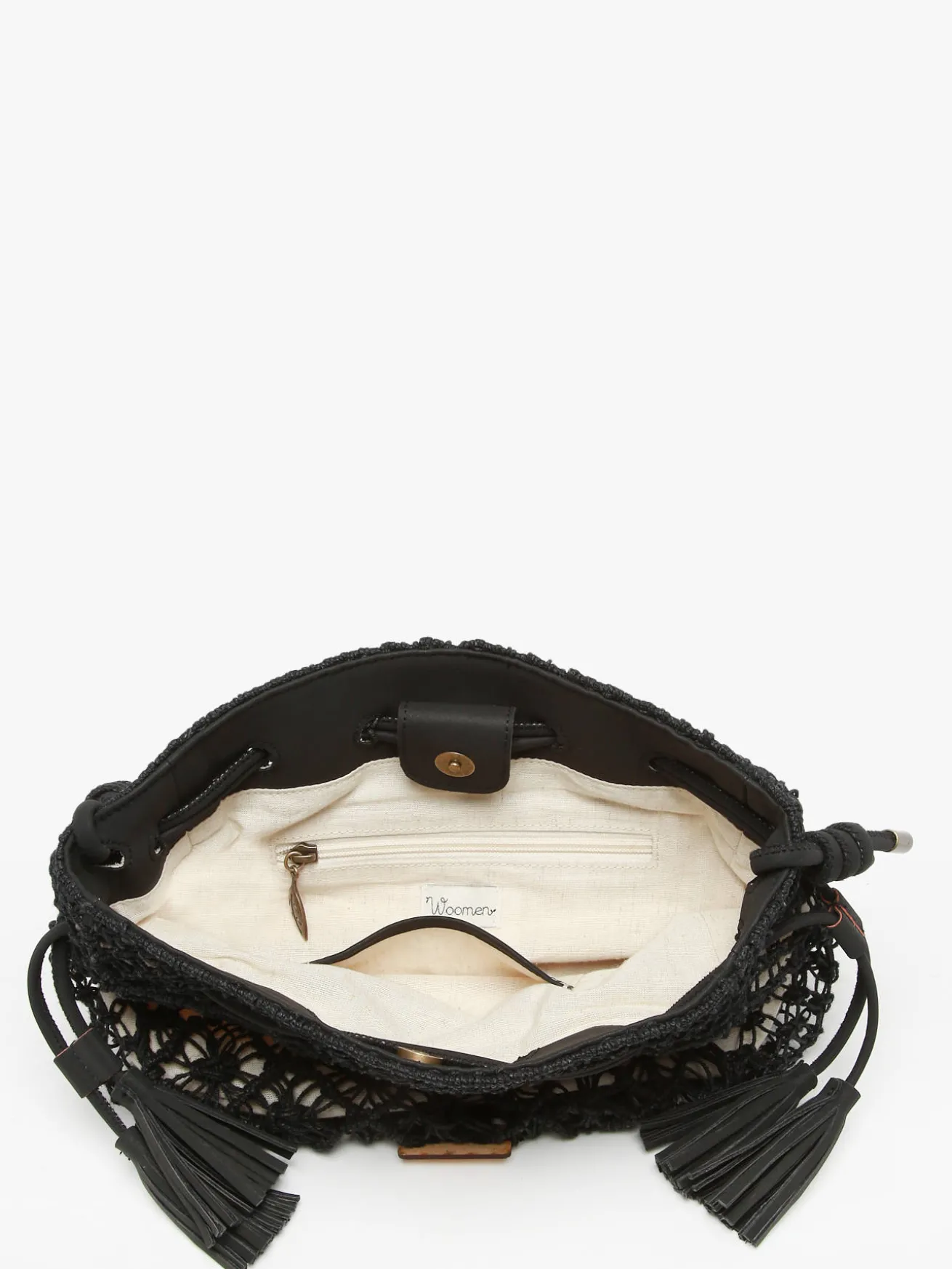 Sac bandoulière Tanaisie jute WOOMEN