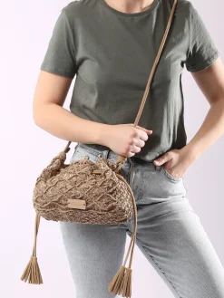 Sac bandoulière Tanaisie jute WOOMEN