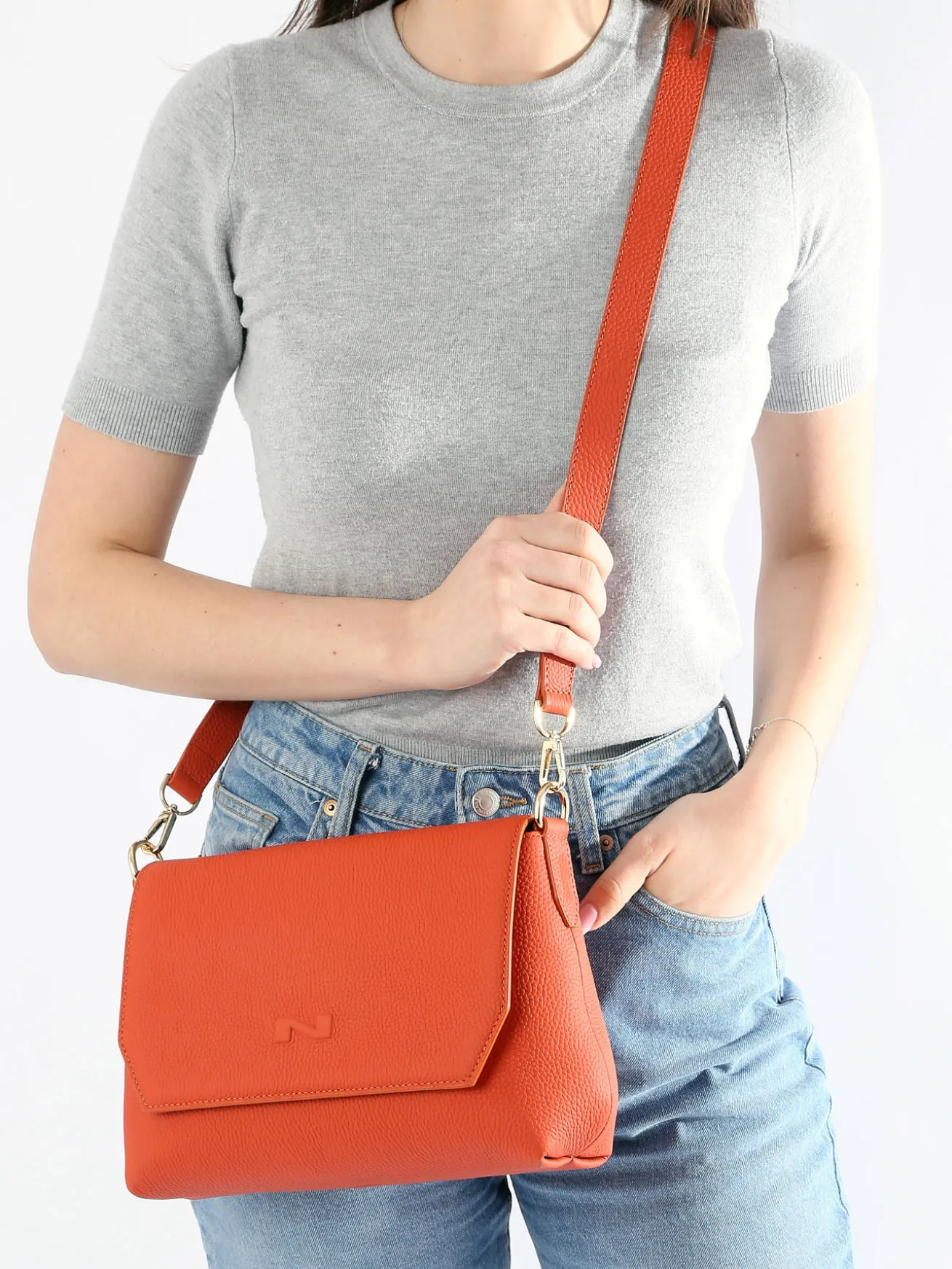 Sac bandoulière Tycia cuir NATHAN BAUME