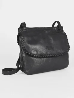 Sac bandoulière Utility cuir BASILIC PEPPER