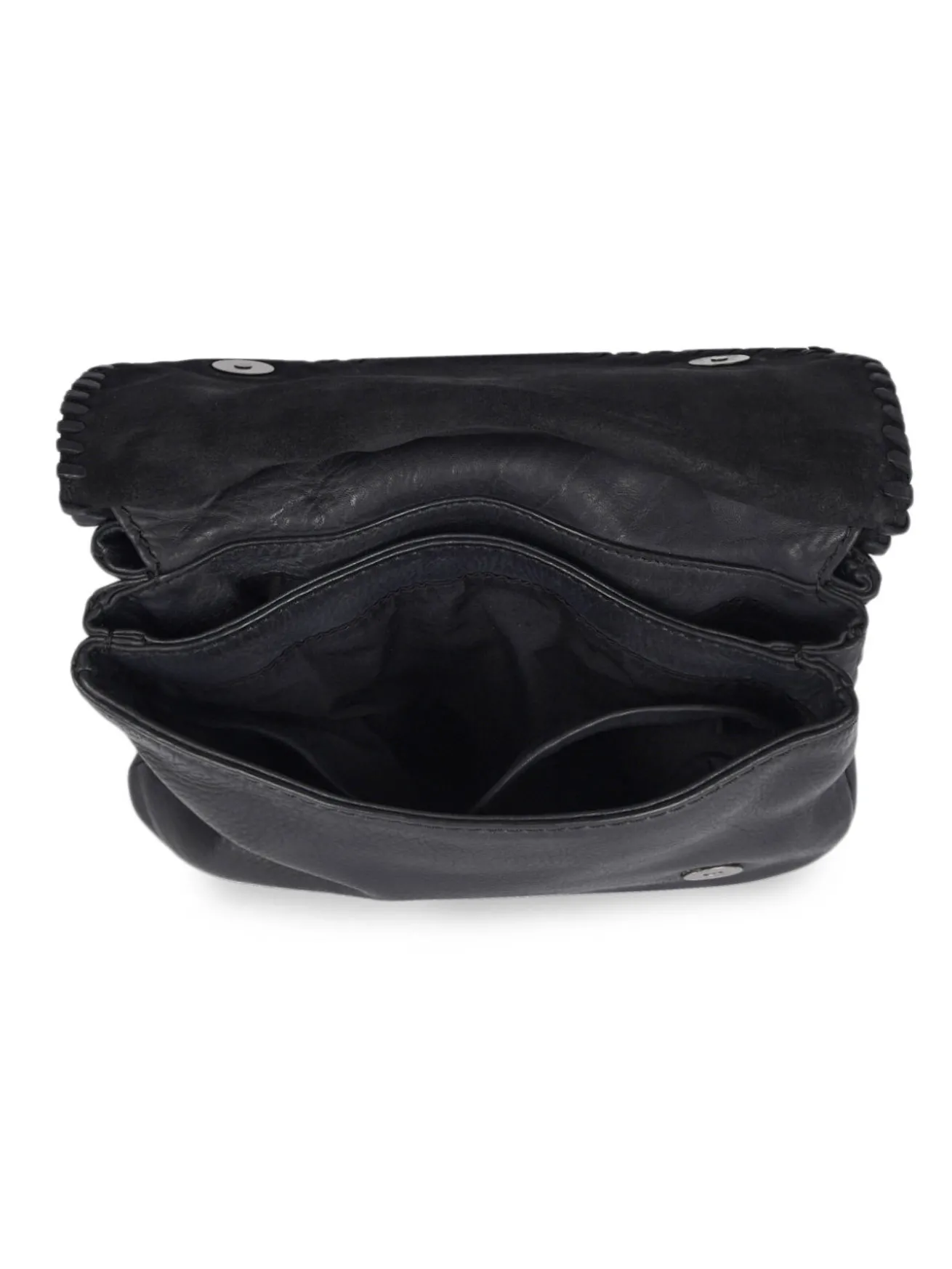 Sac bandoulière Utility cuir BASILIC PEPPER