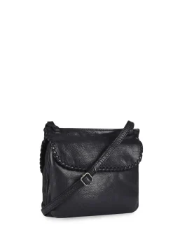 Sac bandoulière Utility cuir BASILIC PEPPER