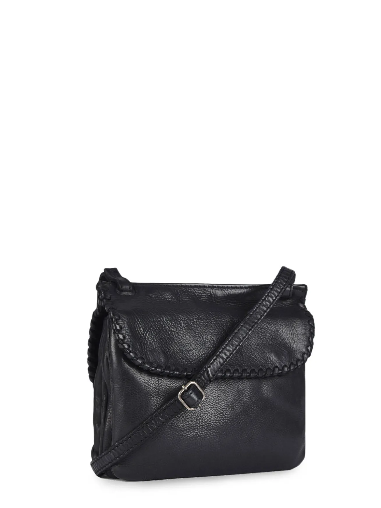 Sac bandoulière Utility cuir BASILIC PEPPER
