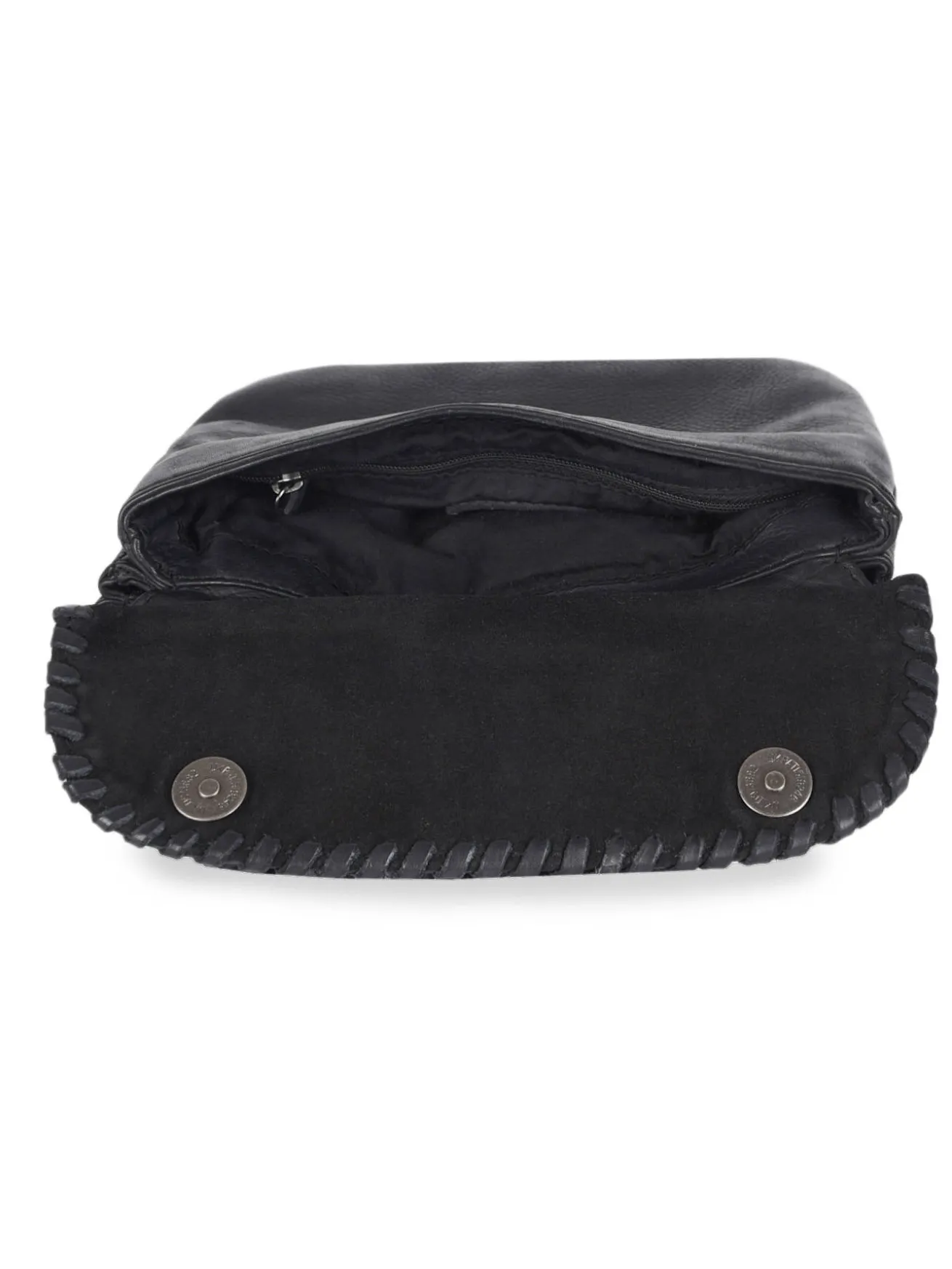 Sac bandoulière Utility cuir BASILIC PEPPER