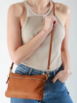 Sac bandoulière Vicky cuir NAT ET NIN