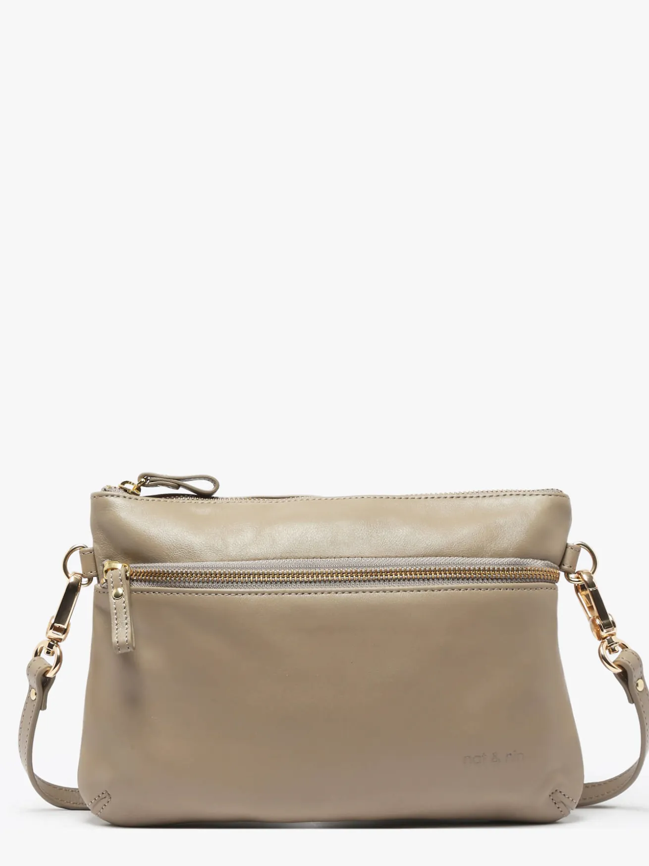 Sac bandoulière Vicky cuir NAT ET NIN