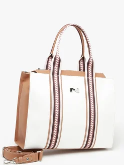Sac cabas Nina canvas et cuir NATHAN BAUME