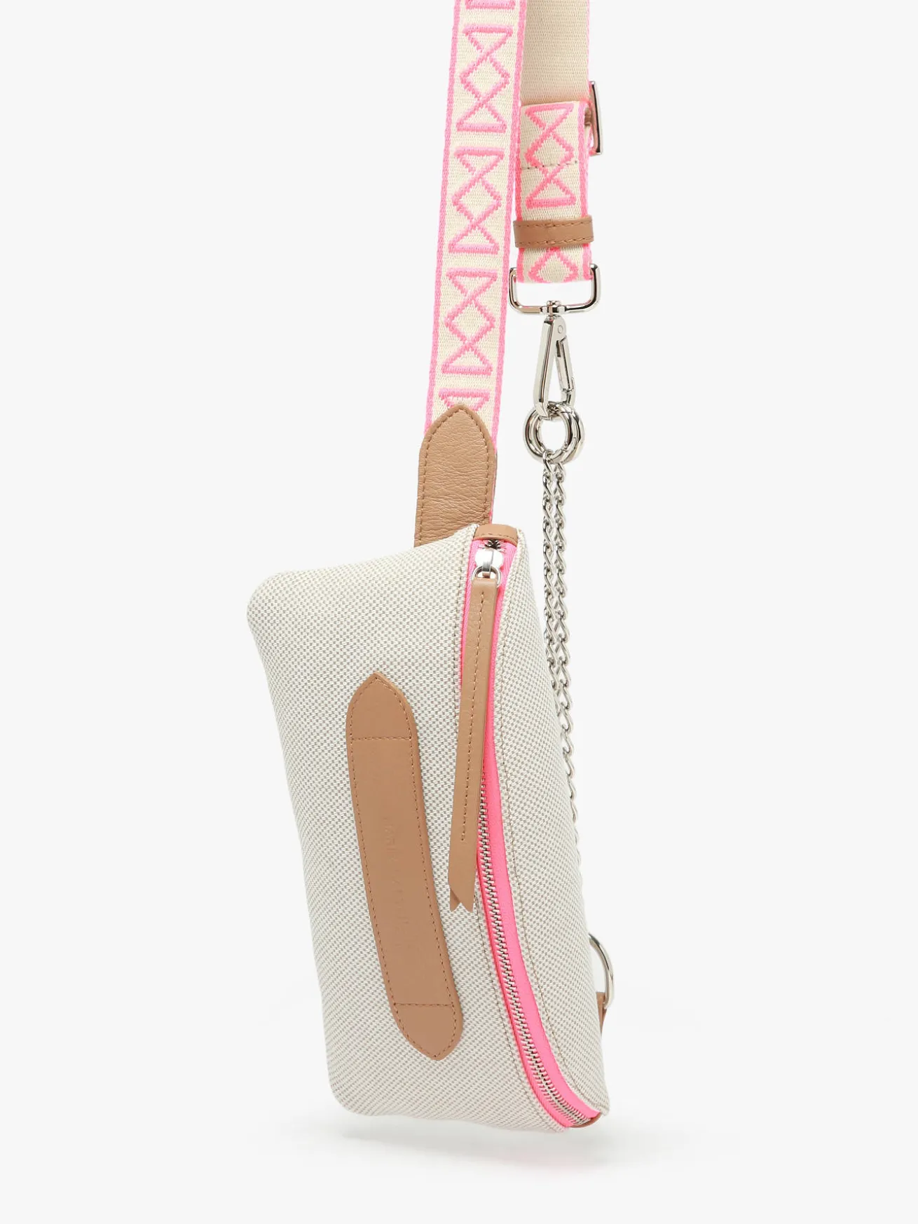 Sac ceinture Coachella textile et cuir MARIE MARTENS