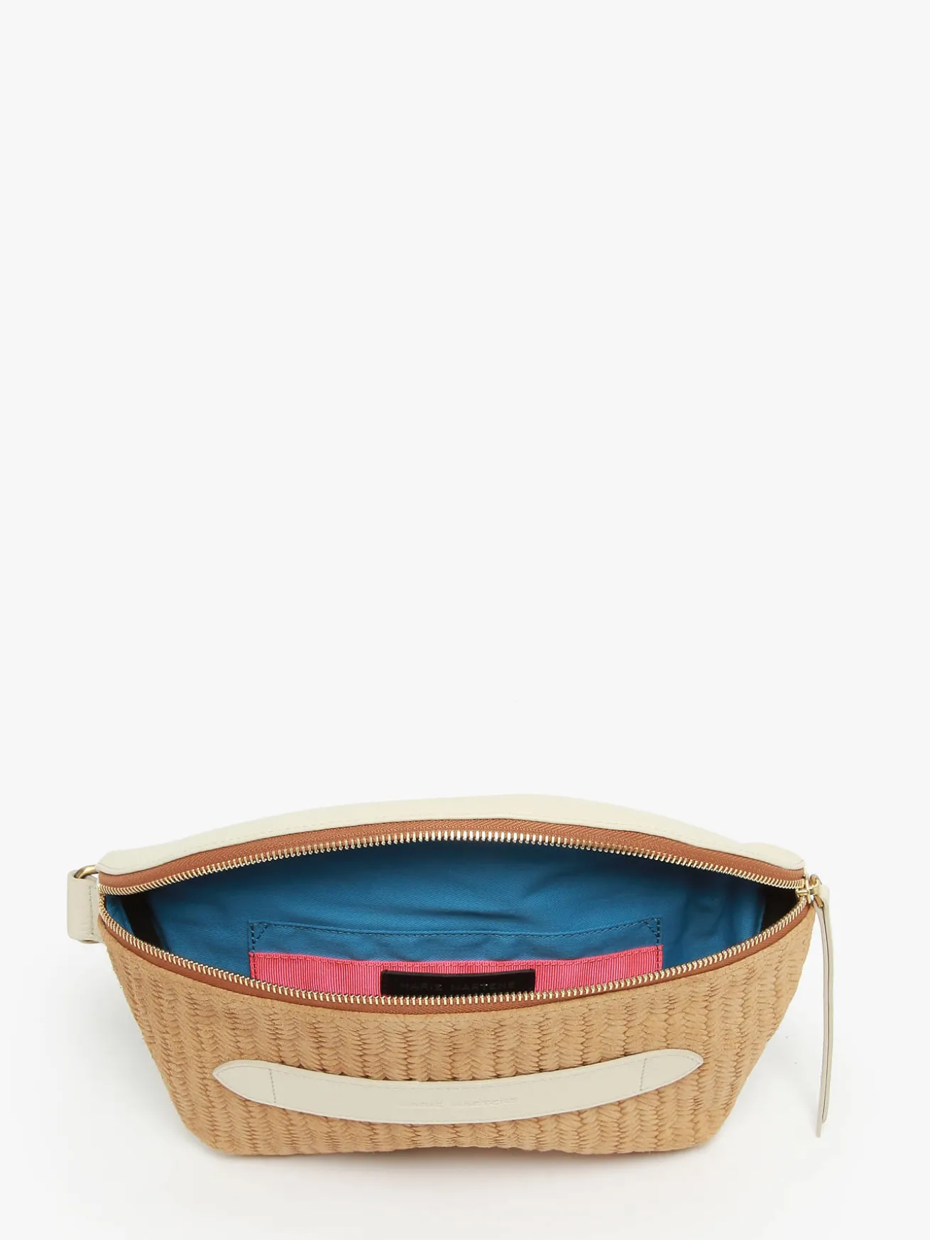 Sac ceinture Neufmille cuir daim façon tressé MARIE MARTENS