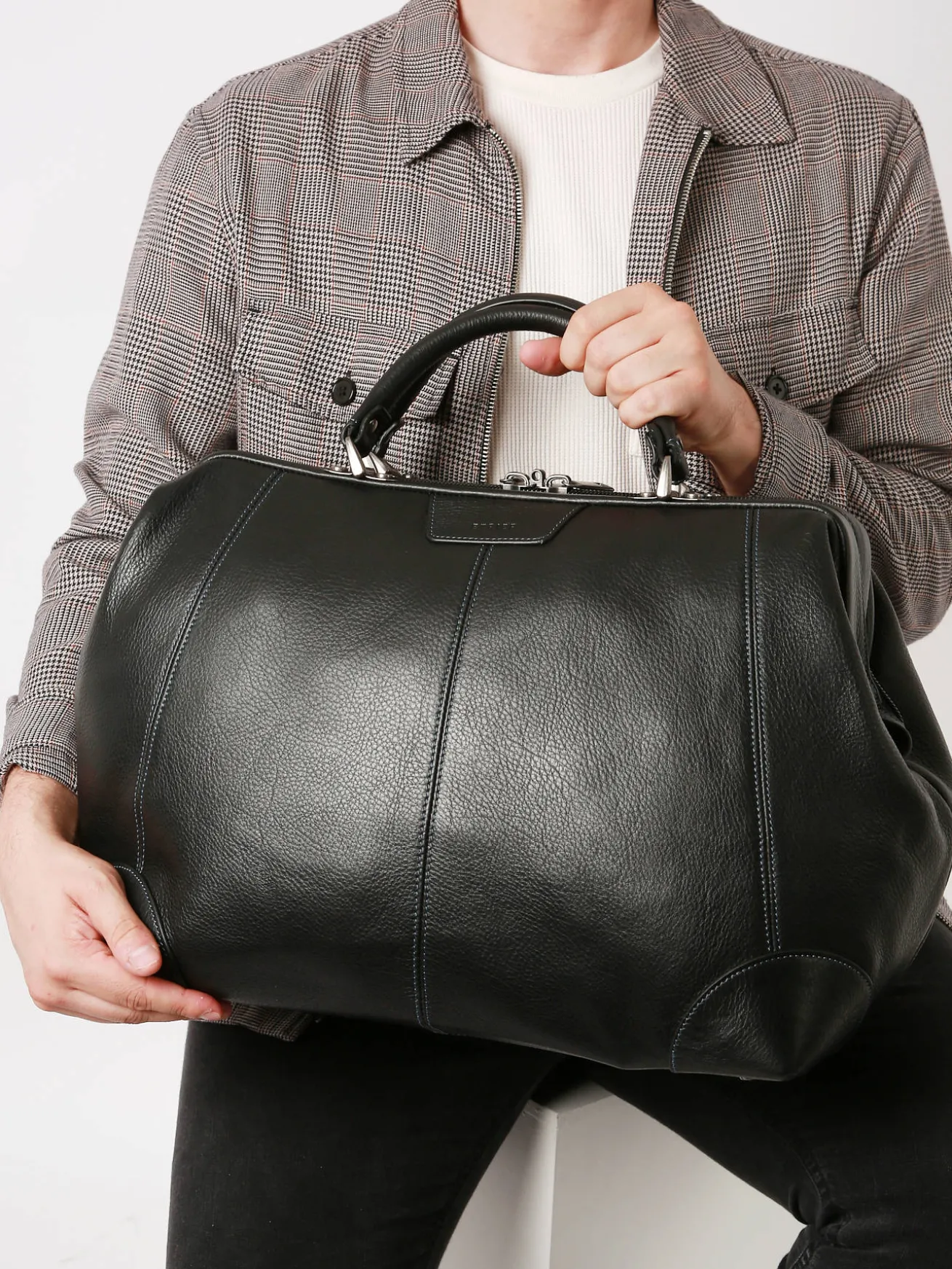 Sac docteur Foulonné cuir ETRIER
