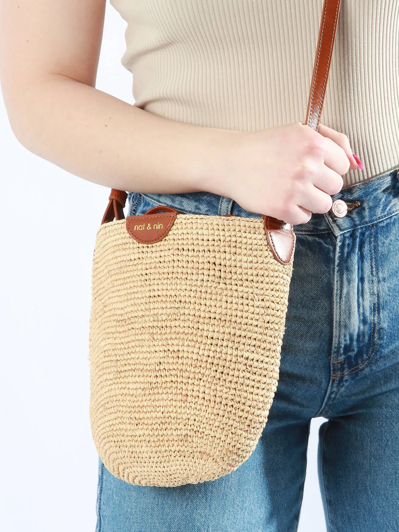 Sac Le Gardette raphia NAT ET NIN