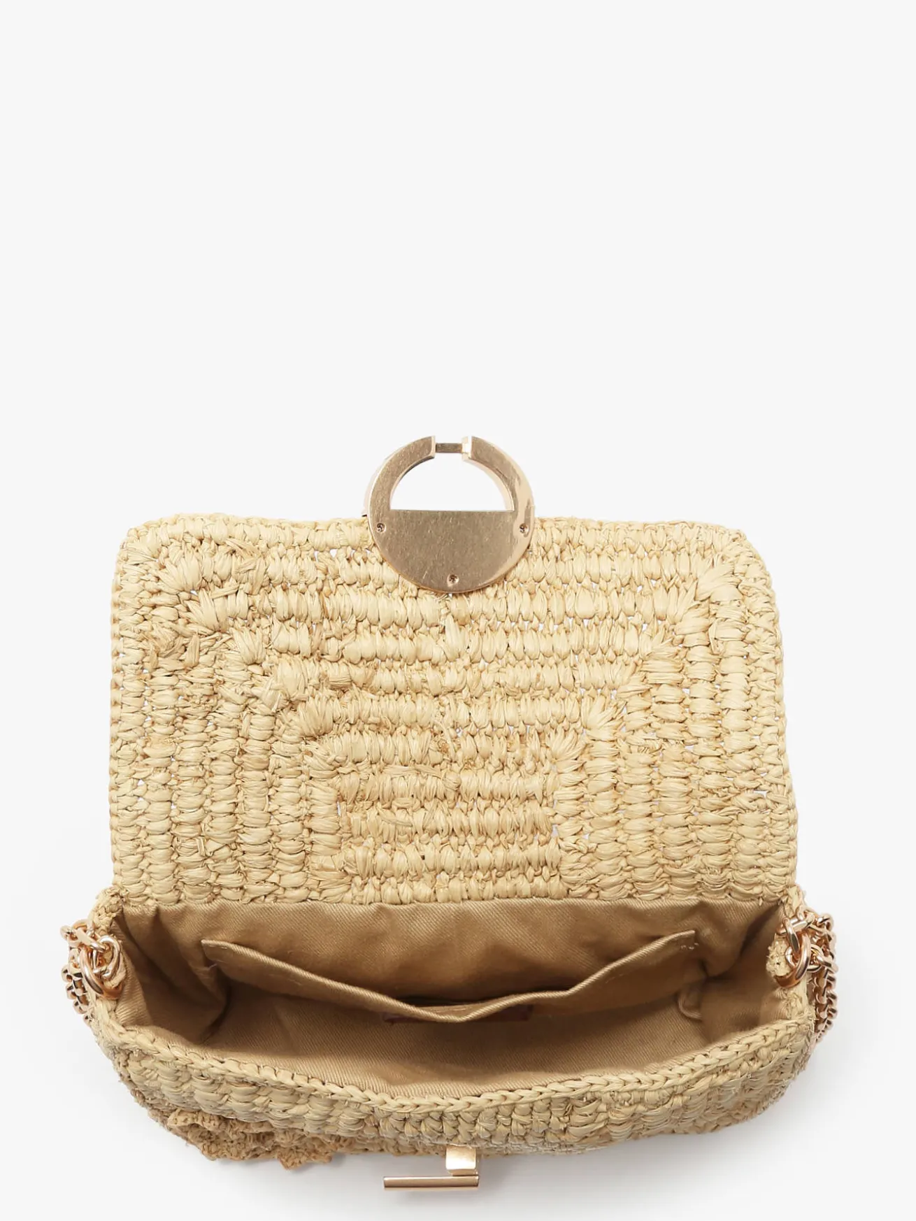 Sac Nano Moon Raphia Fleuri VANESSA BRUNO