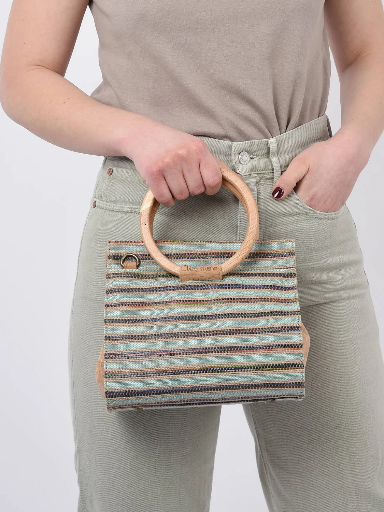 Sac porté main Eclipte raphia WOOMEN