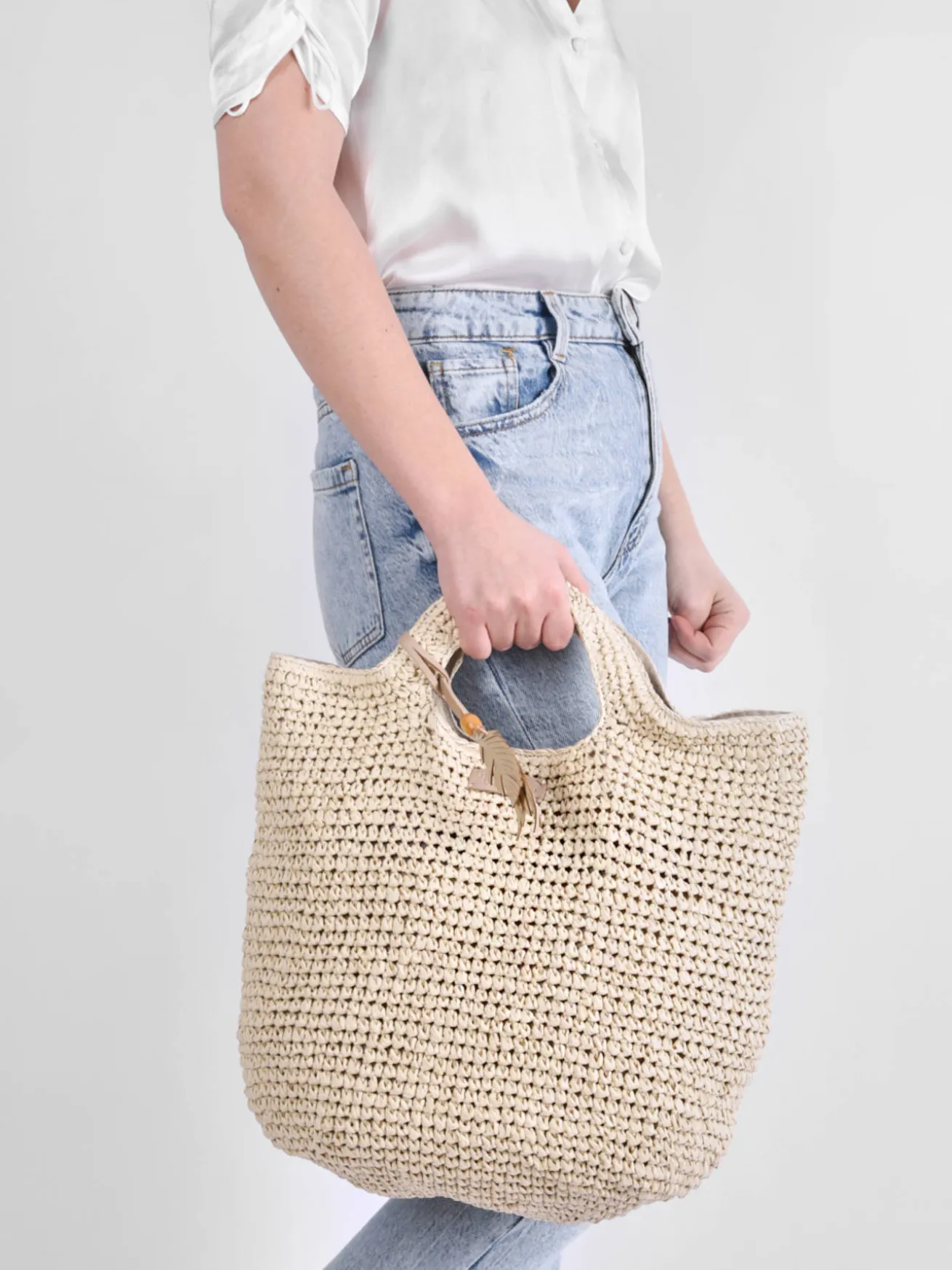 Sac porté main Epis paille WOOMEN