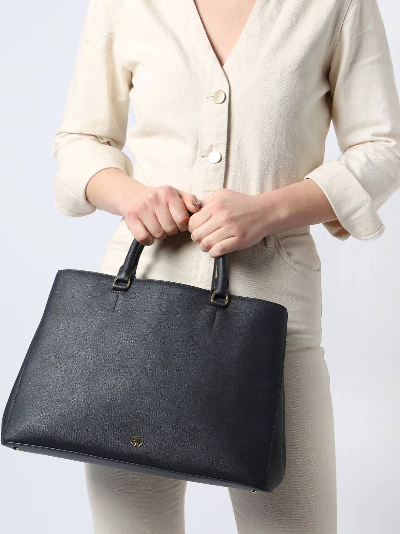 Sac porté main Hanna 37 cuir LAUREN RALPH LAUREN