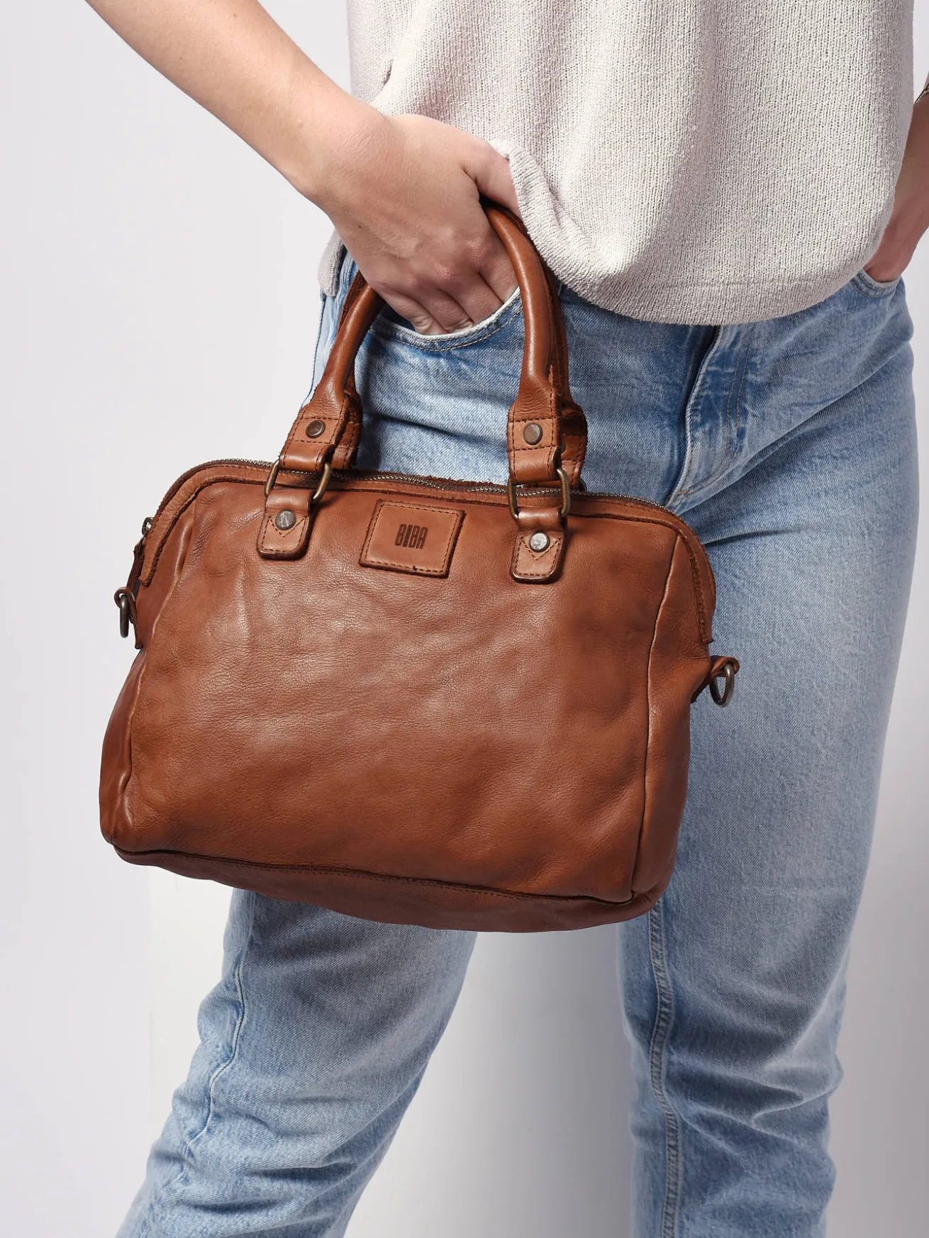 Sac porté main Heritage cuir BIBA