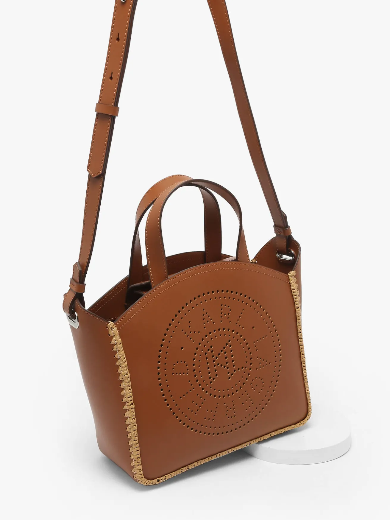 Sac porté main K circle raphia KARL LAGERFELD