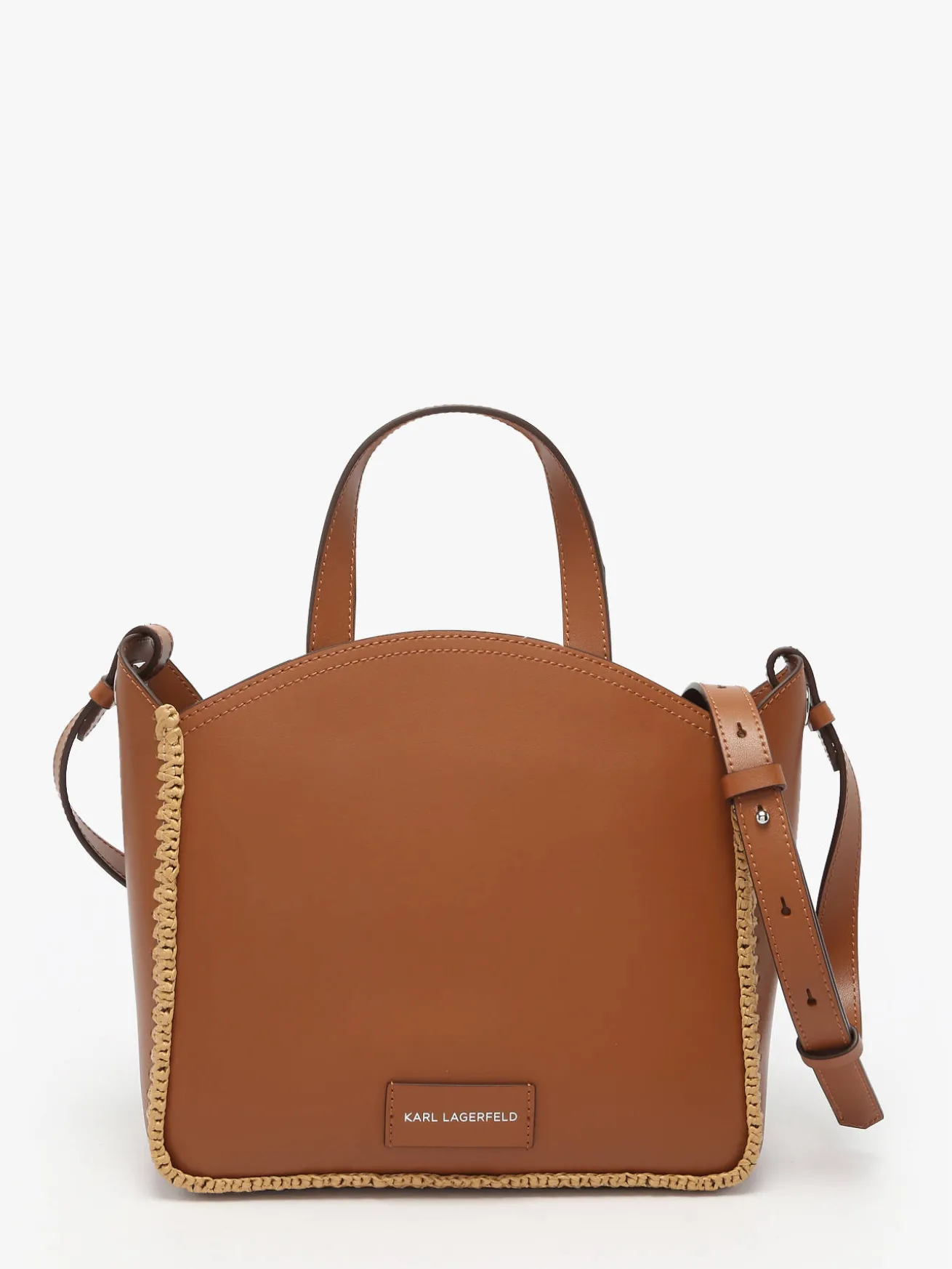 Sac porté main K circle raphia KARL LAGERFELD