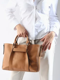 Sac porté main L Longchamp 3D cuir LONGCHAMP
