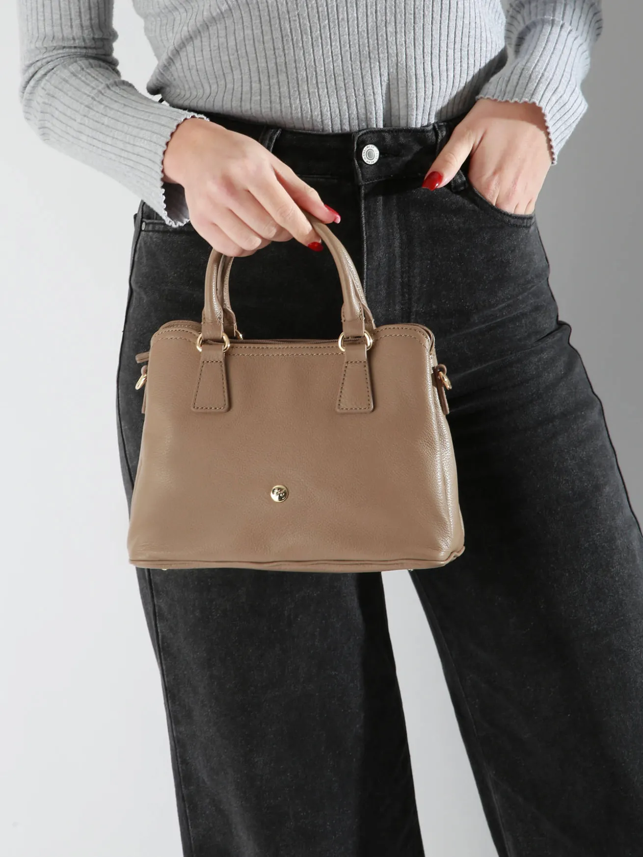 Sac porté main Luna cuir HEXAGONA