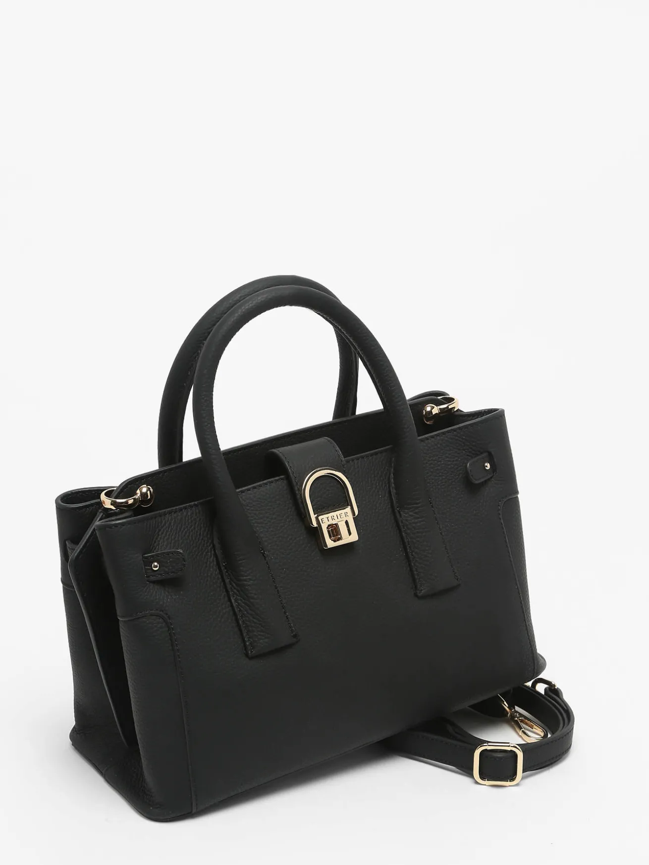 Sac porté main S Equestre cuir ETRIER