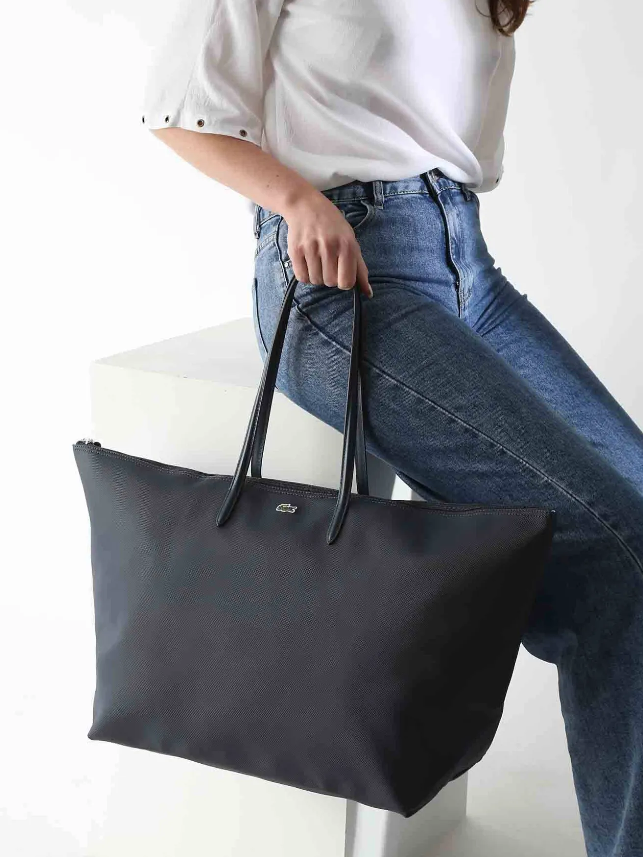 Sac porté épaule A4 L.12.12 concept LACOSTE