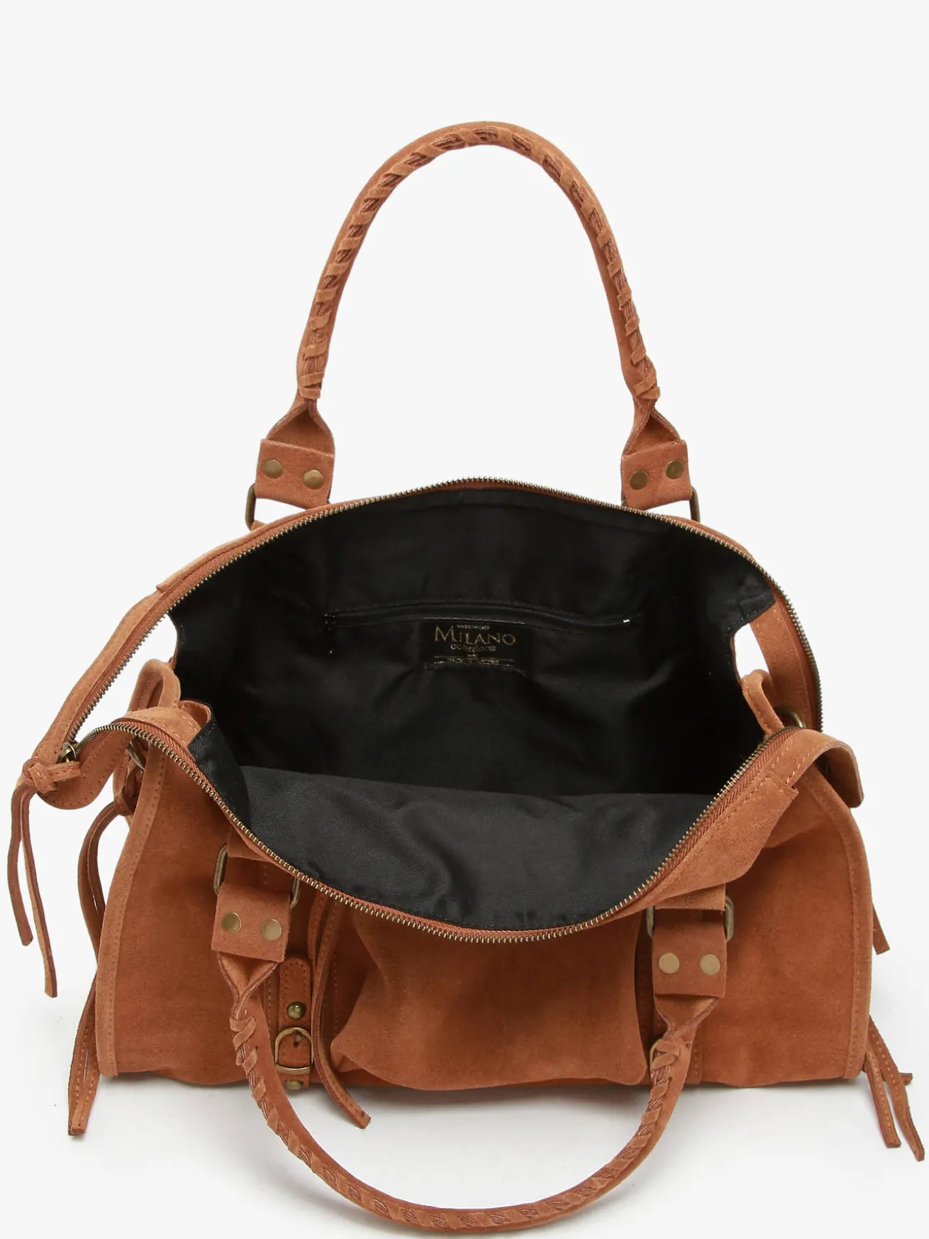 Sac porté épaule A4 Velvet cuir MILANO