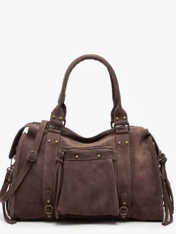 Sac porté épaule A4 Velvet cuir MILANO