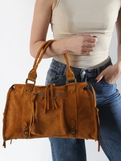 Sac porté épaule A4 Velvet cuir MILANO