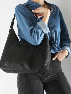 sac porté épaule Barcelone cuir BASILIC PEPPER