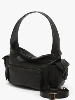 Sac porté épaule Cargo cuir BASILIC PEPPER